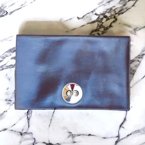Gherardini Black leather Clutch